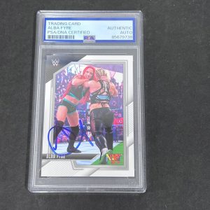 2022 Alba Fyre Panini NXT 2.0#4 Signed Card PSA Auto Auth Autographed