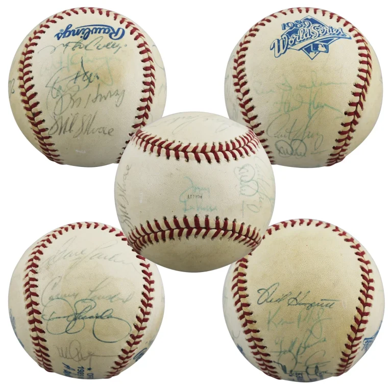 1989 Athletics (26) LaRussa, Parker, Eckersley +23 Signed Baseball BAS #AE64196