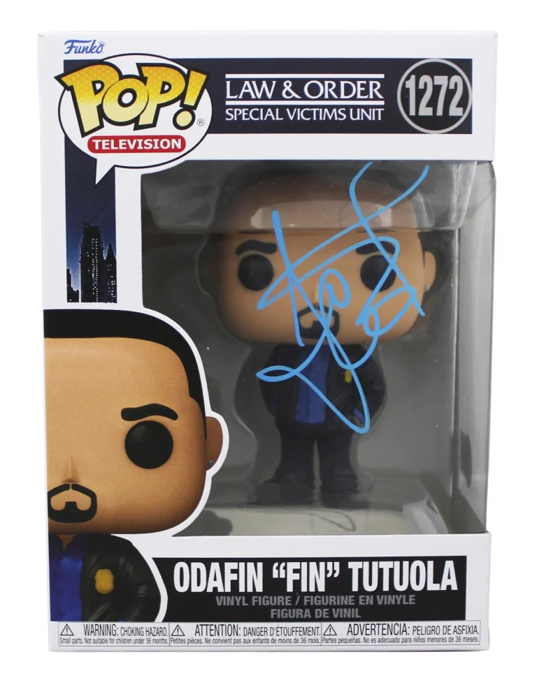 Ice-T Law & Order SVU Authentic Signed #1272 Funko Pop Vinyl Figure BAS #BM64063