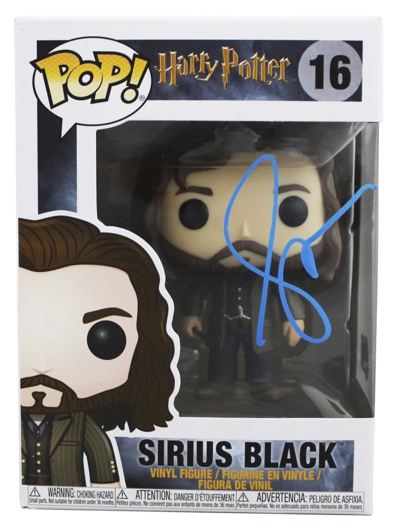 Gary Oldman Harry Potter Signed Sirius Black #16 Funko Pop Vinyl Figure BAS