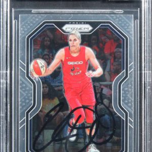 Mystics Elena Delle Donne Signed 2021 Panini Prizm #81 Card Auto 10! BAS Slabbed