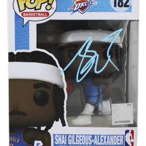 Thunder Shai Gilgeous-Alexander Signed #182 Funko Pop Vinyl Figure JSA #CA34584