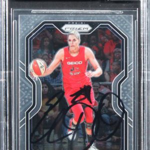 Mystics Elena Delle Donne Signed 2021 Panini Prizm #81 Card Auto 10! BAS Slab 2