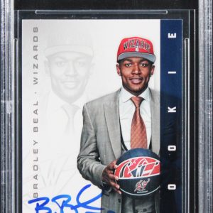 Wizards Bradley Beal Authentic Signed 2012 Prestige #212 Rookie Card BAS Slabbed