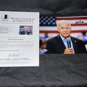 Joe Biden Hand Signed 8x10 Photo 46th President Of The US Beckett #2