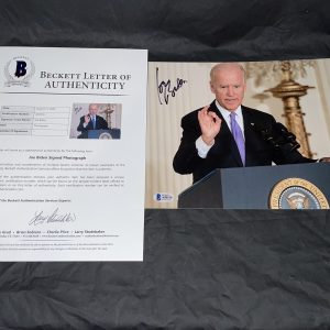Joe Biden Hand Signed 8x10 Photo 46th President Of The US Beckett #3