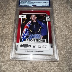 Alexander Volkanovski Signed 2022 Chronicles Trading Card Champ PSA/DNA