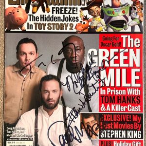 The Green Mile SIGNED Tom Hanks Morse Michael Clarke Duncan Darabont Mag PROOF