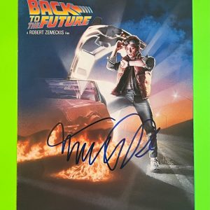 Michael J. Fox Back To The Future Signed Autographed Program Pamphlet w K9 COA