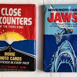 Lot Of 2 - Close Encounters Of The Third Kind & Jaws 2 UNOPENED Sealed Wax Packs