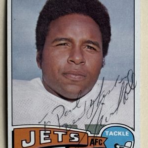 Winston Hill SIGNED Autographed Auto NY Jets 1974 Topps Card RARE Hall Of fame
