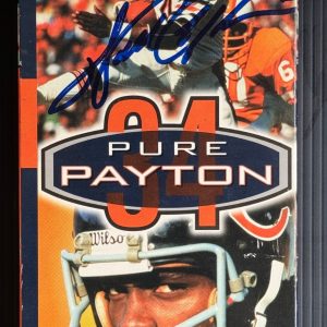 Walter Payton "Pure Payton" SIGNED Autographed Chicago Bears DVD w EXACT PROOF