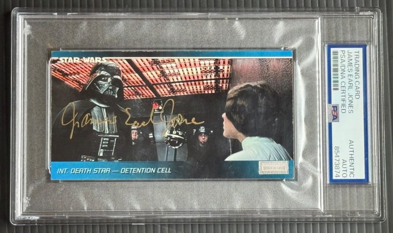 James Earl Jones Star Wars SIGNED Autograph Auto Topps Widevision Card PSA DNA