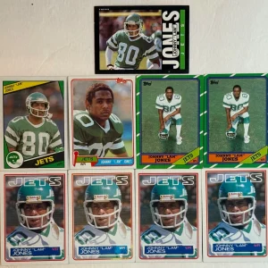 HUGE Johnny Lam Jones 9 CARD LOT NY New York Jets WR w ROOKIE + More #80