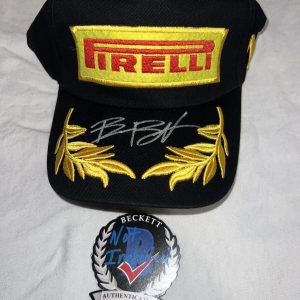 Bianca Bustamante Signed Pirelli Podium Hat F1 Star McLaren F1 Academy Beckett 2