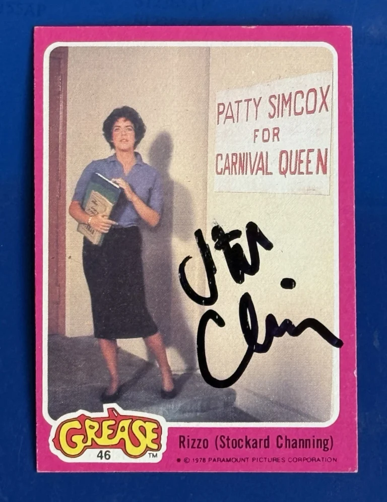 Stockard Channing Grease Card SIGNED Autographed Auto As Rizzo #46