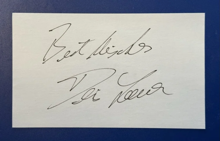 Denis Lawson SIGNED Autograph Star Wars Red 2 Wedge Index Card K9 Coa