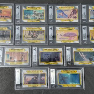 13 ESB Topps Space Paintings Set Cards Star Wars SIGNED Auto Beckett 118-130 BAS