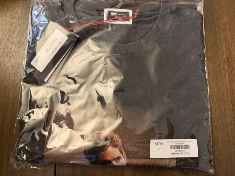 KITH X SOPRANOS CHRISTOPHER VINTAGE LONG SLEEVE SHIRT BLACK L LARGE NWT LS COLLECTIBLE MEMORABILIA