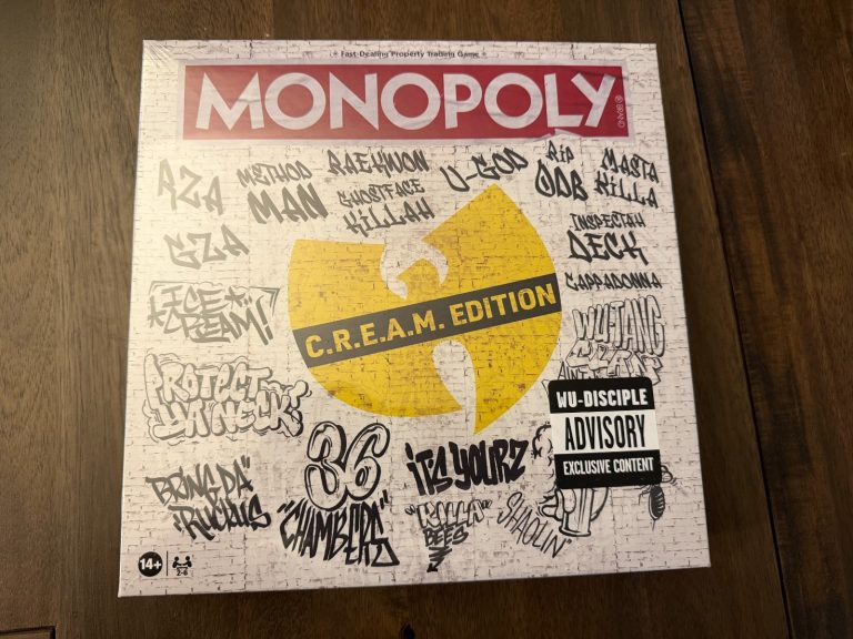 MONOPOLY WU TANG CLAN C.R.E.A.M. LIMITED EDITION BOARD GAME - NEW SEALED