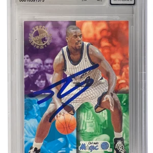 Shaquille O'Neal Signed 1994-95 Topps Stadium Club #1 BAS Slabbed Auto Grade 10