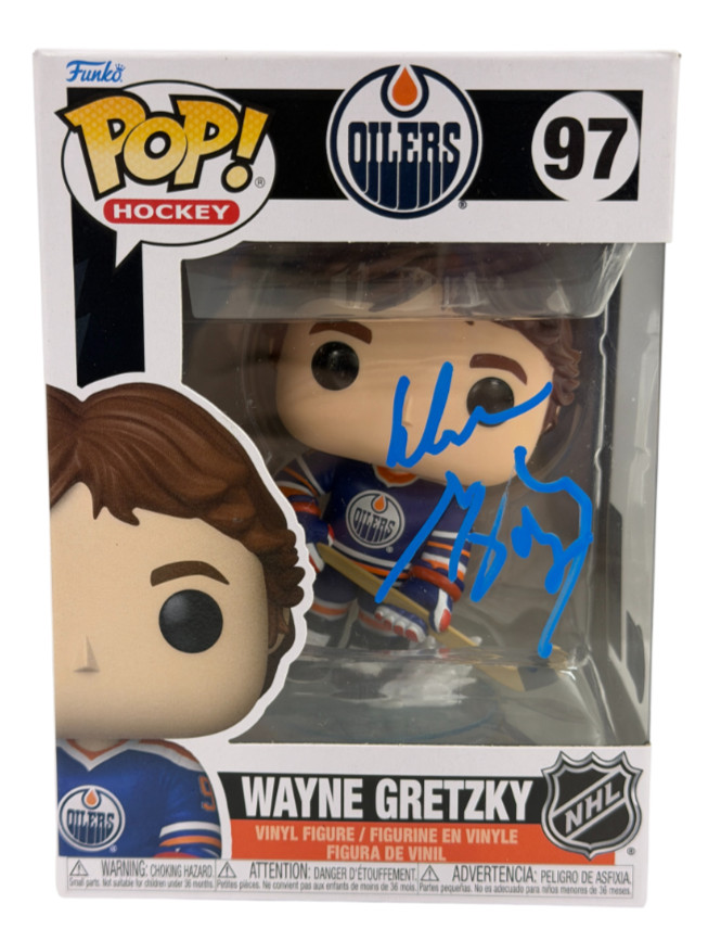 WAYNE GRETZKY SIGNED EDMONTON OILERS FUNKO 97 AUTHENTIC AUTOGRAPH BECKETT LOA COLLECTIBLE MEMORABILIA