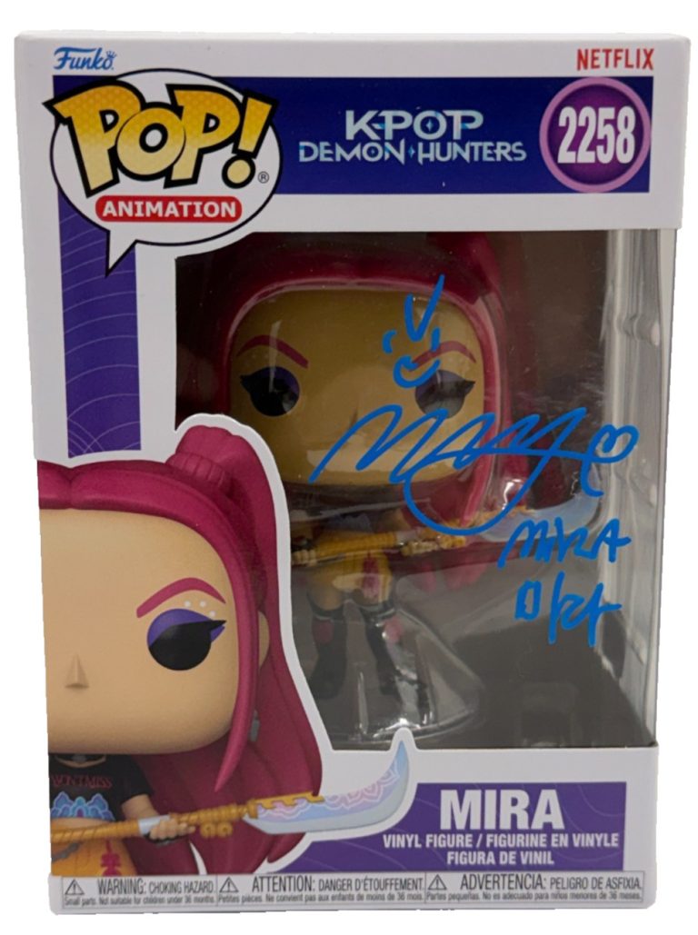 May Hong Signed Mira Funko K Pop Demon Hunters Authentic Autograph Beckett