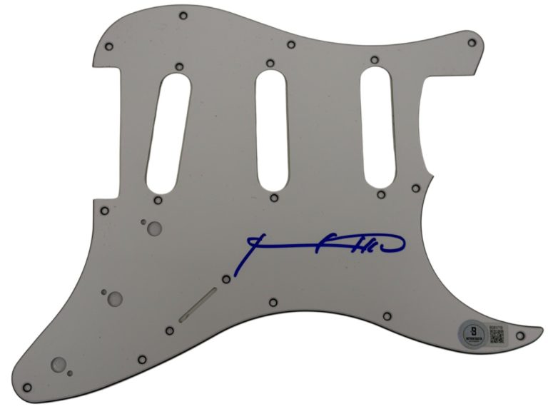 Patti Smith Signed Stratocaster Pickguard Guitar Authentic Autograph Beckett