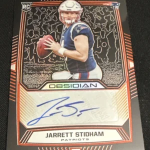 2019 Panini Obsidian -Rookie Ink Jarrett Stidham Electric Etch Orange /75 AUTO
