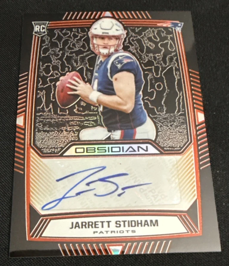 2019 Panini Obsidian -Rookie Ink Jarrett Stidham Electric Etch Orange /75 AUTO
