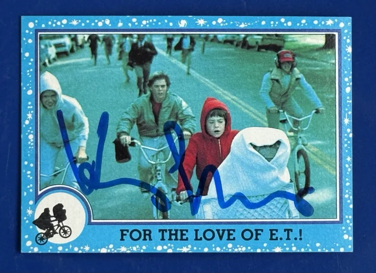 Henry Thomas Elliott E.T. Bike SIGNED Autograph Auto Topps Card - K9 COA W Proof