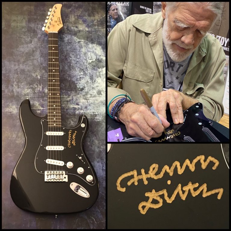 GFA Woodstock '69 Photographer * HENRY DILTZ *  Signed Electric Guitar PROOF COA