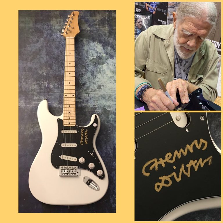 GFA Woodstock '69 Photographer * HENRY DILTZ *  Signed Electric Guitar PROOF COA