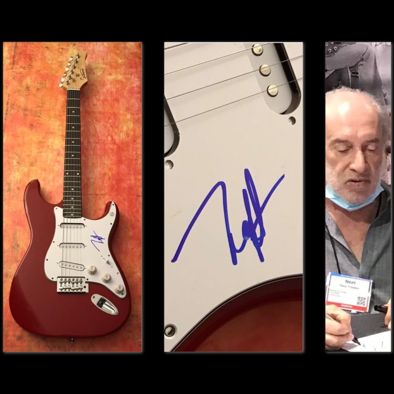 GFA  Queen Photographer  * NEAL PRESTON *  Signed Electric Guitar PROOF COA