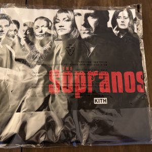 KITH X SOPRANOS EST. 1990 POSTER VINTAGE T TEE SHIRT BLACK L LARGE NWT NEW