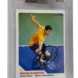 Novak Djokovic Signed Sports Illustrated For Kids 2010 Rookie Card #461 Beckett