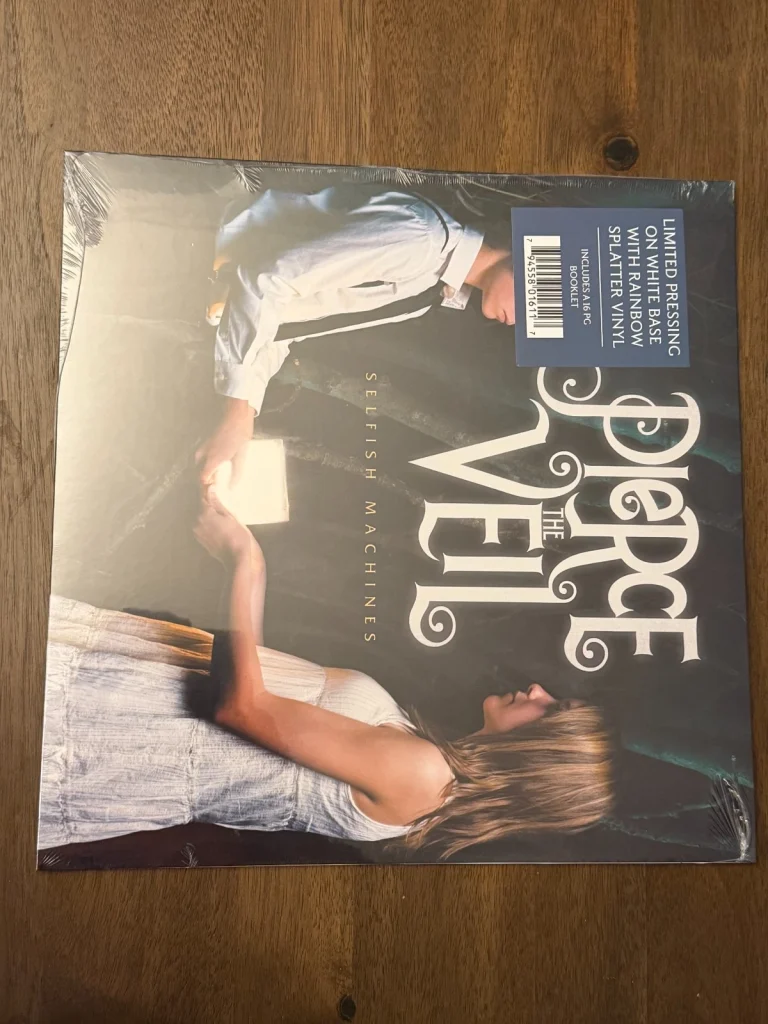 PIERCE THE VEIL - SELFISH MACHINES WHITE BASE RAINBOW SPLATTER LP VINYL /1000