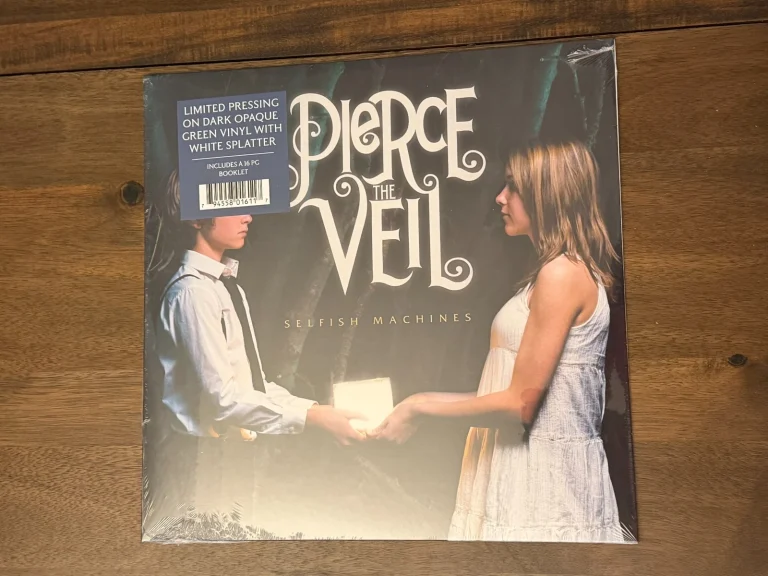 PIERCE THE VEIL - SELFISH MACHINES DARK GREEN WHITE SPLATTER LP VINYL /1000