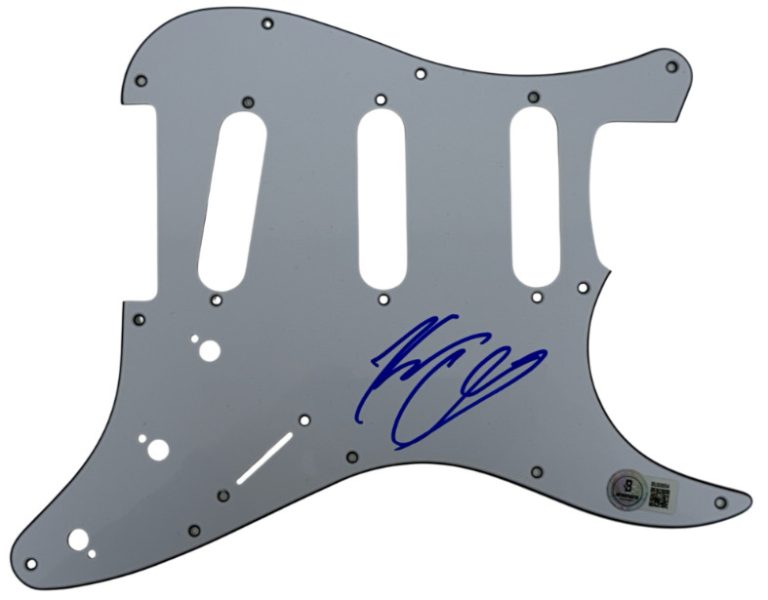 Kenny Chesney Signed Stratocaster Pickguard Guitar Authentic Autograph Beckett
