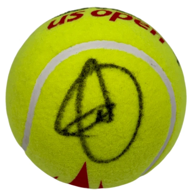 Novak Djokovic Signed US Open Official Mini Jumbo Tennis Ball Beckett  Auto LOA