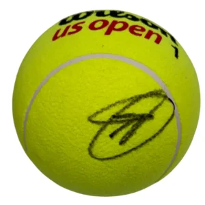 Novak Djokovic Signed US Open Official Jumbo Tennis Ball Beckett  Auto LOA