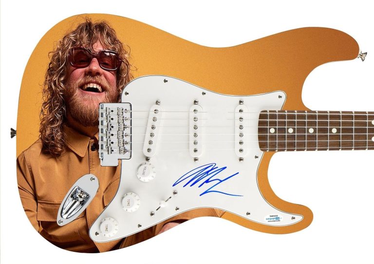 Allen Stone Signed Autographed Custom Photo Graphics 1/1 Guitar ACOA