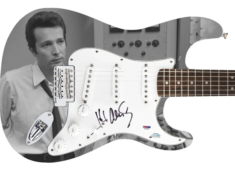Herb Alpert Signed Autographed 1/1 Custom Graphics Photo Guitar PSA