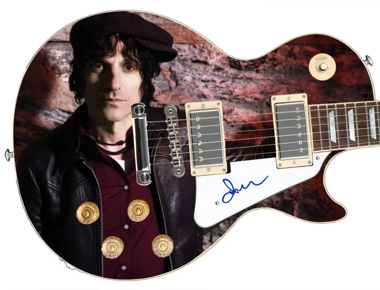 Jesse Malin Signed Autographed 1/1 Custom Graphics Photo Guitar