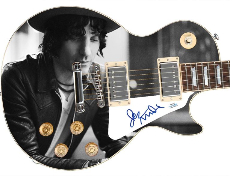 Jesse Malin Signed Autographed 1/1 Custom Graphics Photo Guitar ACOA