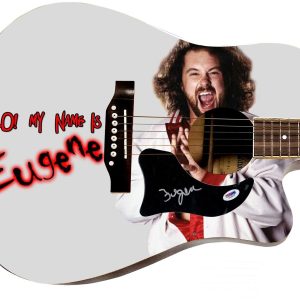 WWE Eugene Signed 1/1 Custom Graphics Photo WWF Guitar PSA