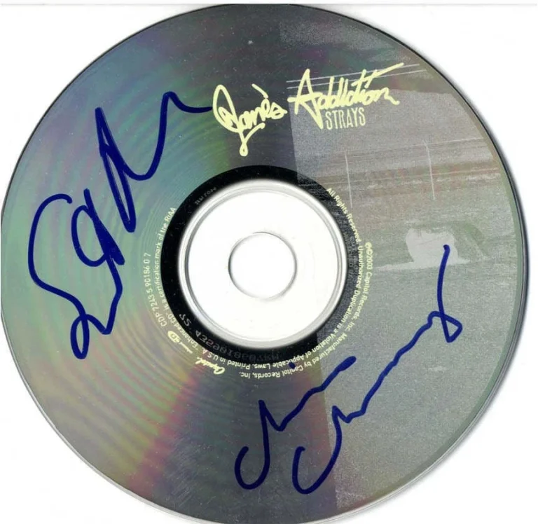 Janes Addiction Signed Autographed Strays CD