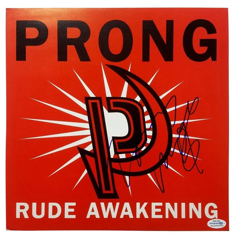 Prong Tommy Victor Signed Autographed Album Flat ACOA