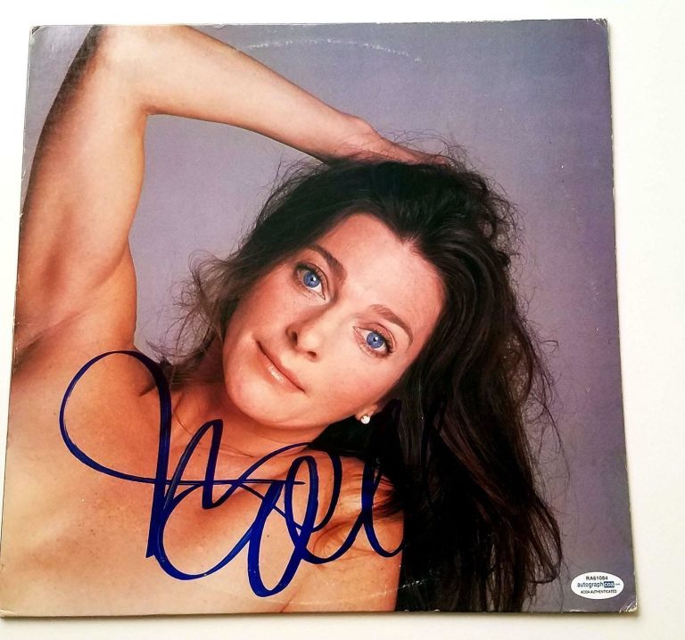 Judy Collins Autographed Hard Times For Lovers Album Cover LP ACOA