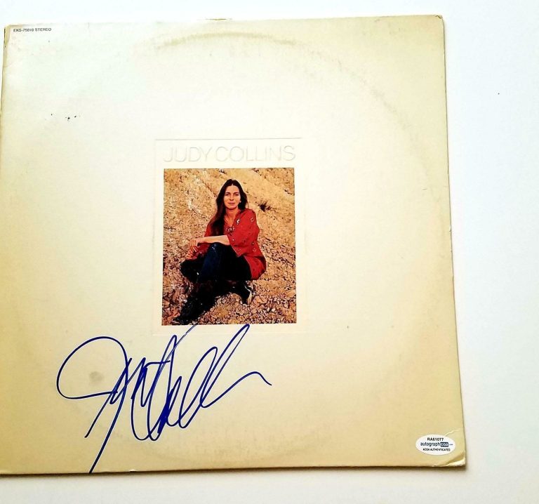 Judy Collins Signed Autographed Album Cover LP ACOA